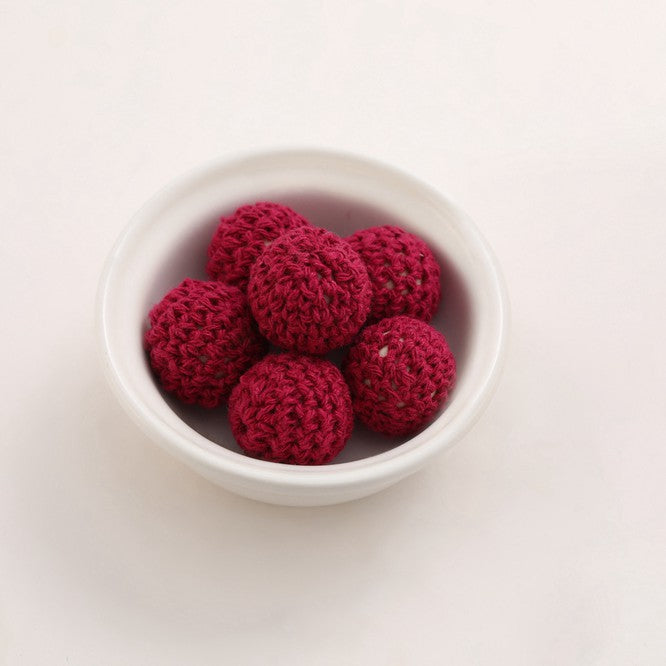Wholesale 10PCS 20mm Yarn Beads